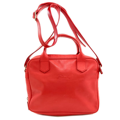 Longchamp 2WAY Shoulder Bag Leather Ladies [Used]