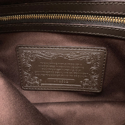HUNTING WORLD Savanna motif animal Shoulder Bag Canvas LeatherLadies [Used]