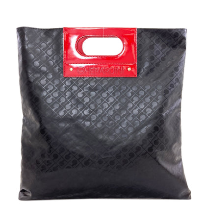 GHERARDINI Logo motif softy Handbag Polyester Ladies [Used]
