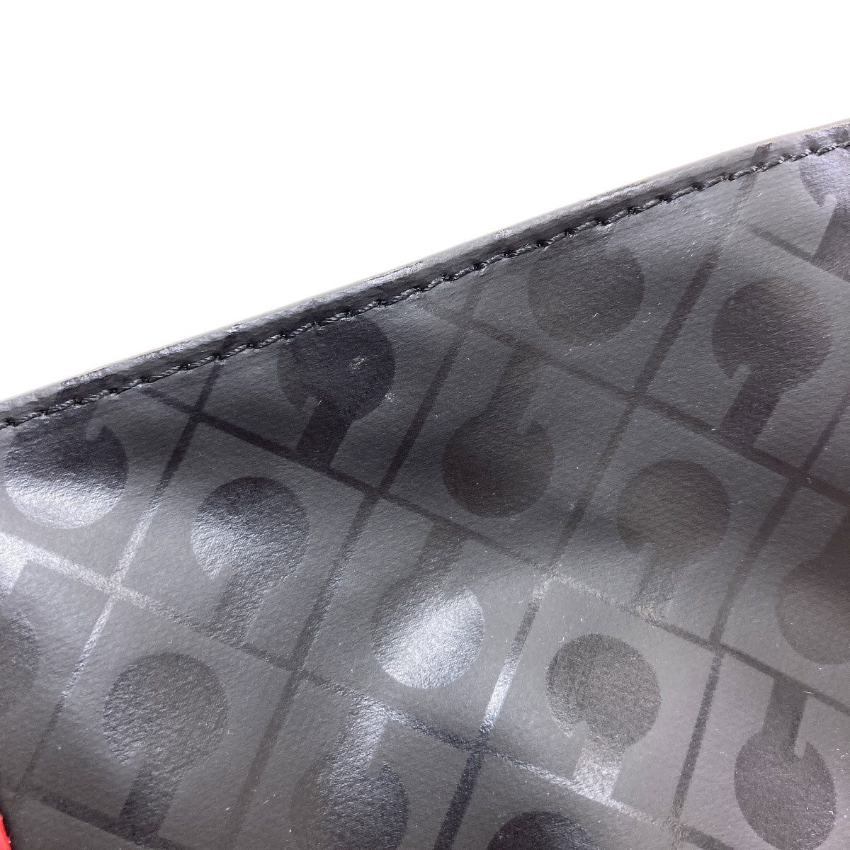 GHERARDINI Logo motif softy Handbag Polyester Ladies [Used]