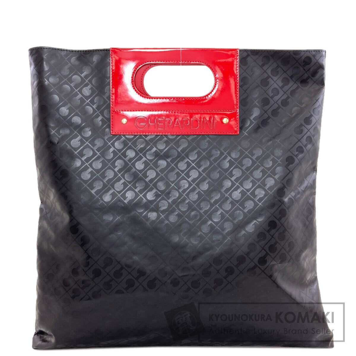 GHERARDINI Logo motif softy Handbag Polyester Ladies [Used]