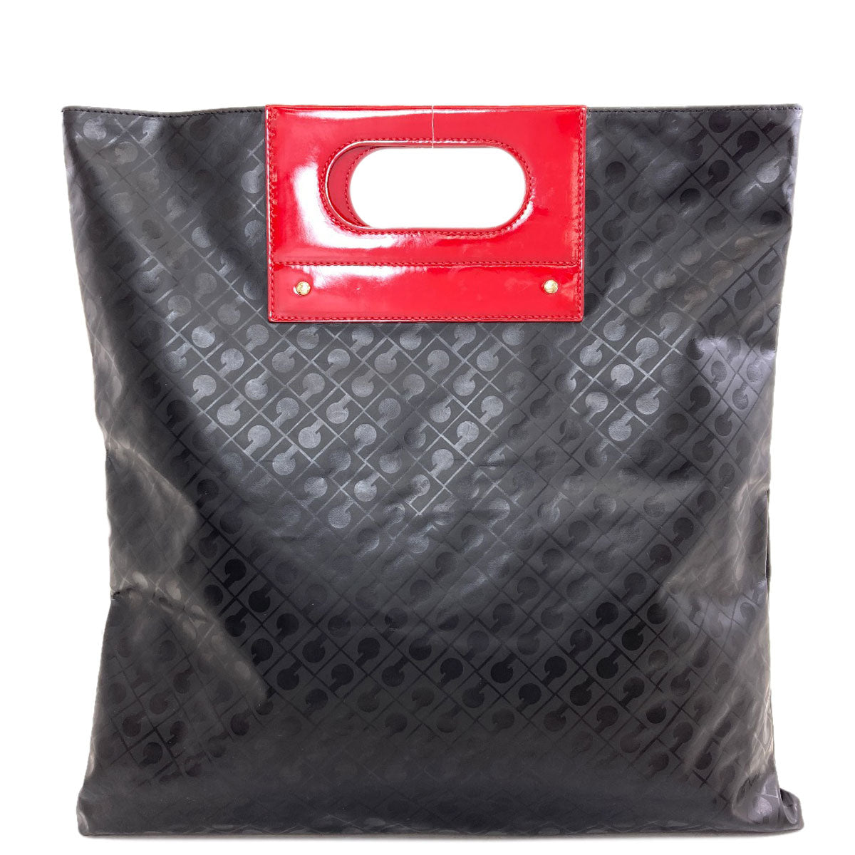 GHERARDINI Logo motif softy Handbag Polyester Ladies [Used]