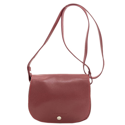 Longchamp logo Shoulder Bag Leather Ladies [Used]