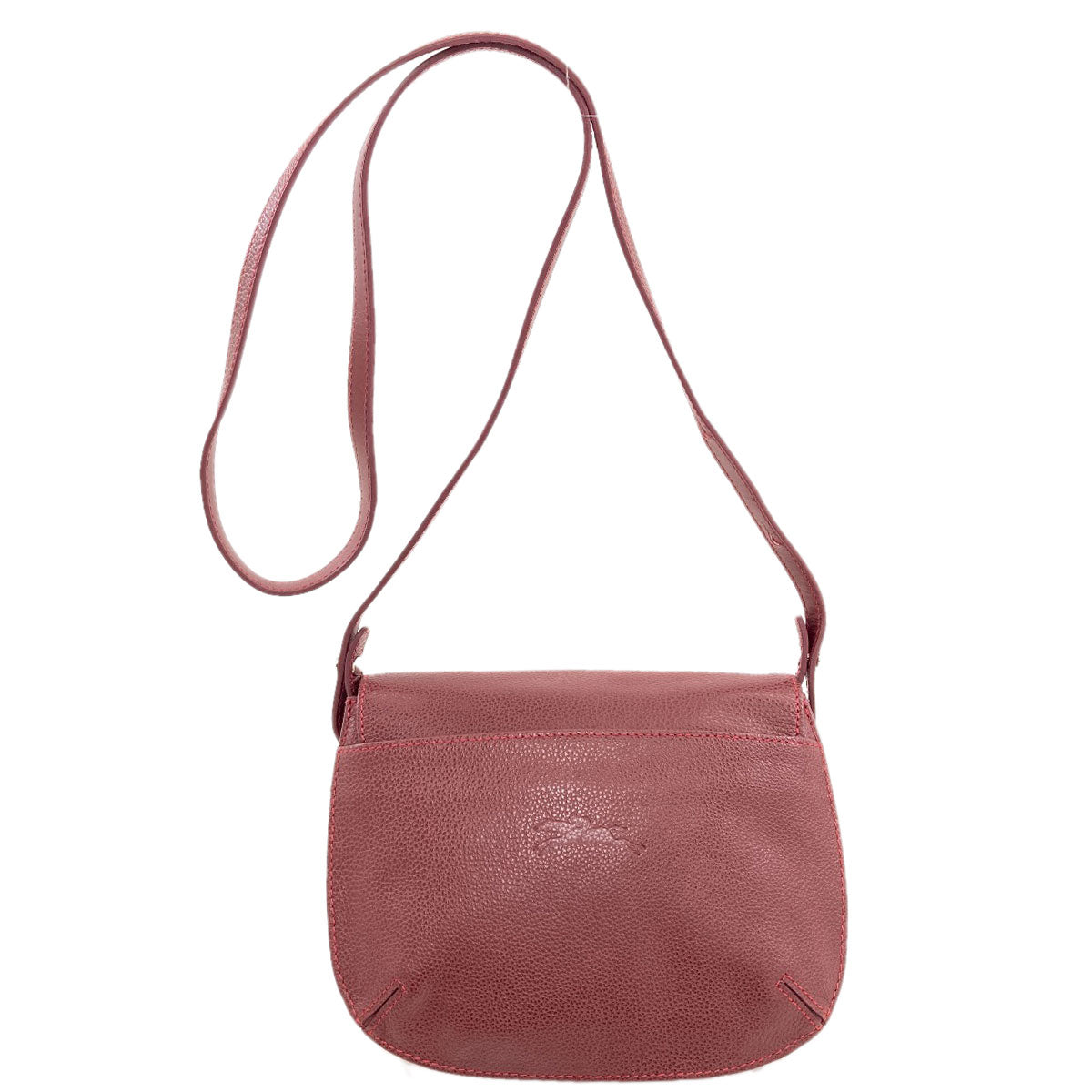 Longchamp logo Shoulder Bag Leather Ladies [Used]