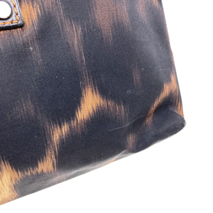 Longchamp Leopard pattern Shoulder Bag Nylon canvas Ladies [Used]