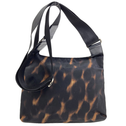 Longchamp Leopard pattern Shoulder Bag Nylon canvas Ladies [Used]