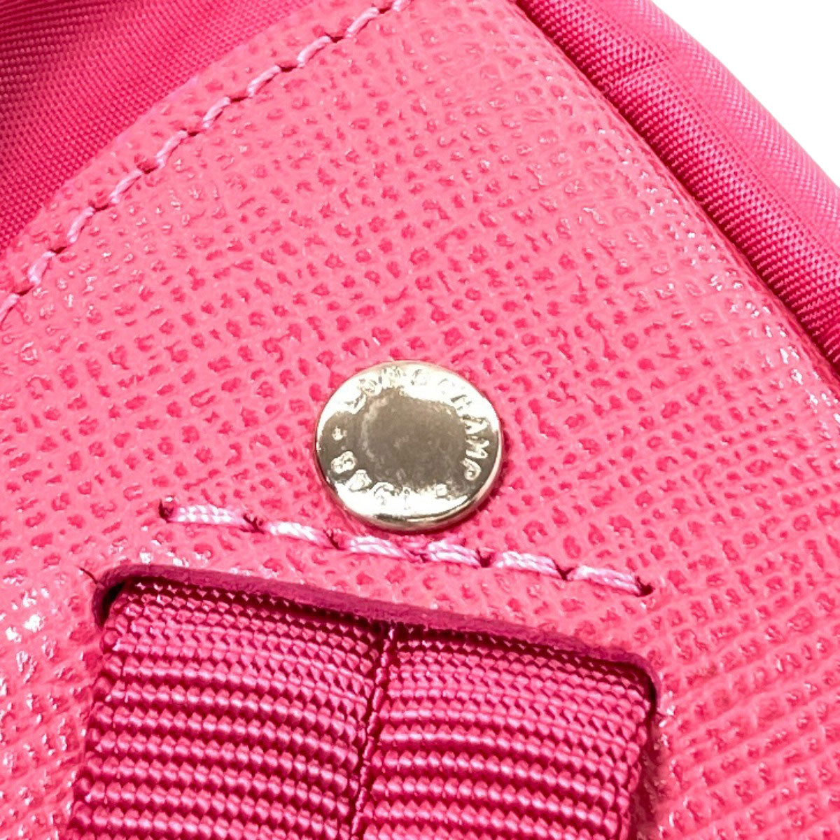 Longchamp logo Backpack Â· Daypack Nylon Ladies [Used]