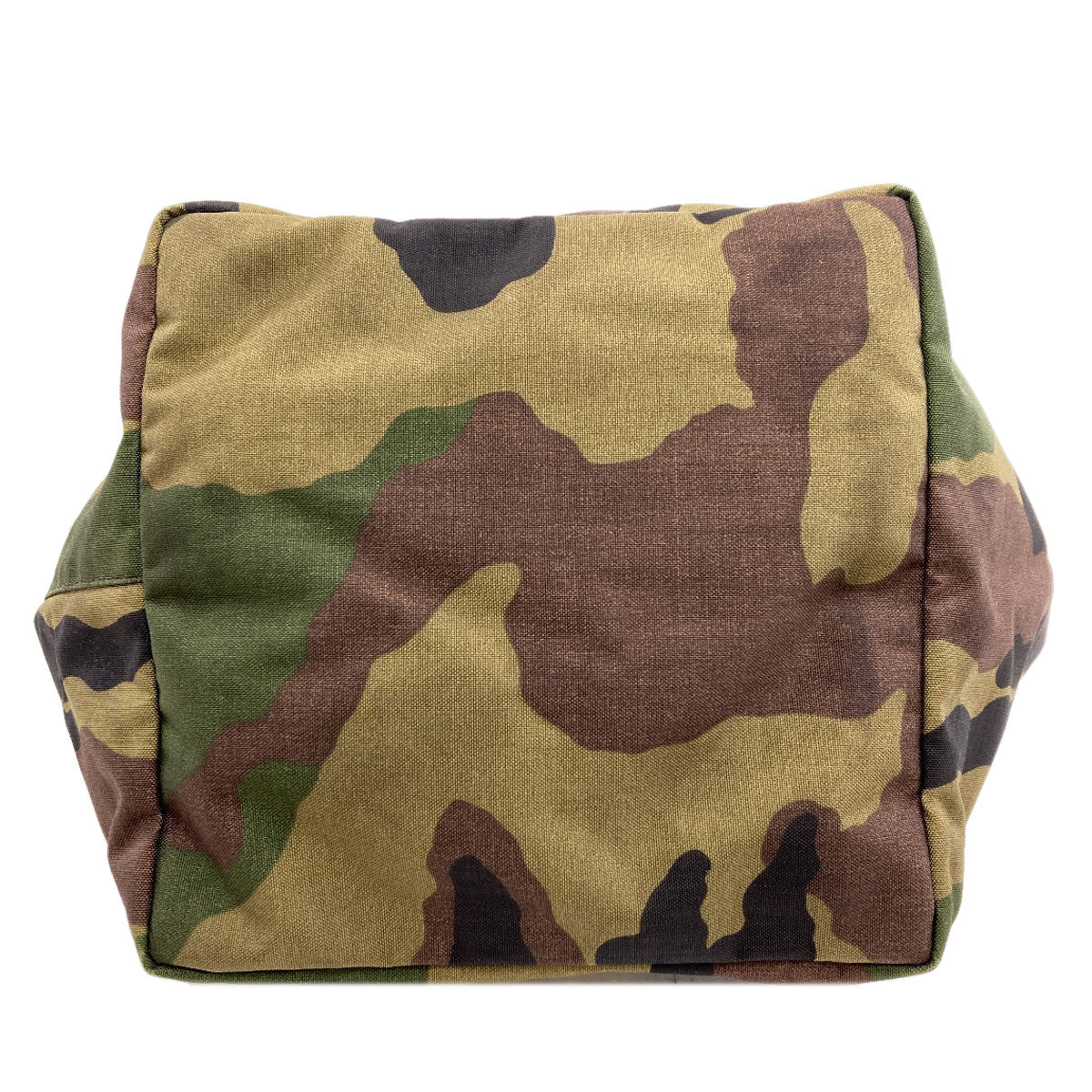 Herve Chapelier Boat-shaped tote camouflage pattern Handbag Canvas Ladies [Used]