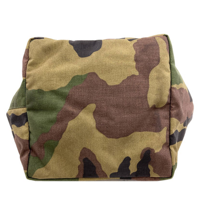 Herve Chapelier Boat-shaped tote camouflage pattern Handbag Canvas Ladies [Used]