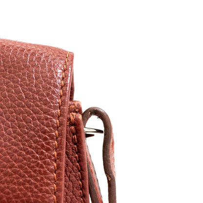 Longchamp logo Shoulder Bag Leather Ladies [Used]