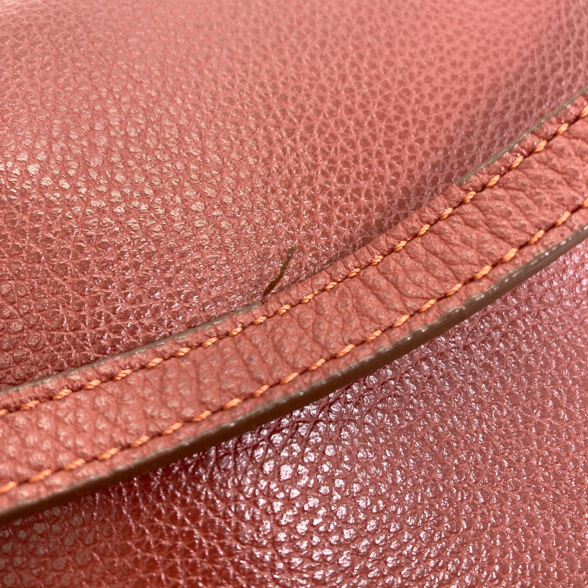 Longchamp logo Shoulder Bag Leather Ladies [Used]