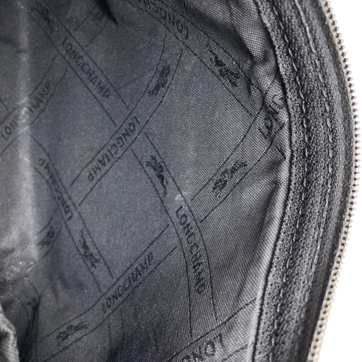 Longchamp logo Shoulder Bag Leather Ladies [Used]