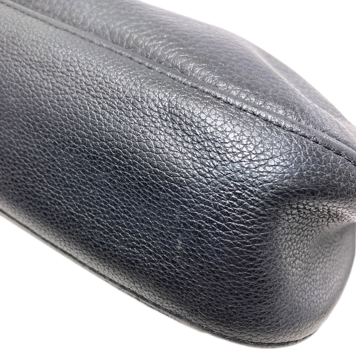 Longchamp logo Shoulder Bag Leather Ladies [Used]