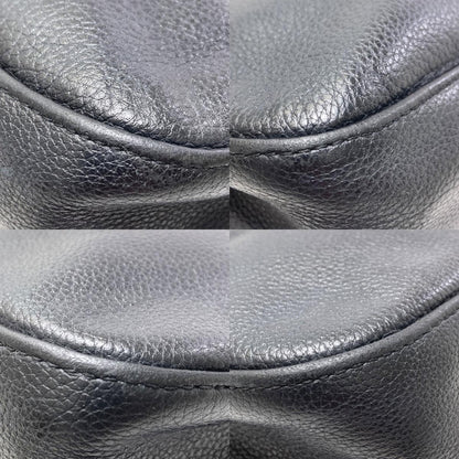 Longchamp logo Shoulder Bag Leather Ladies [Used]