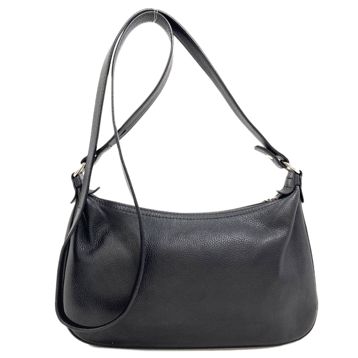 Longchamp logo Shoulder Bag Leather Ladies [Used]