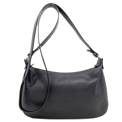 Longchamp logo Shoulder Bag Leather Ladies [Used]