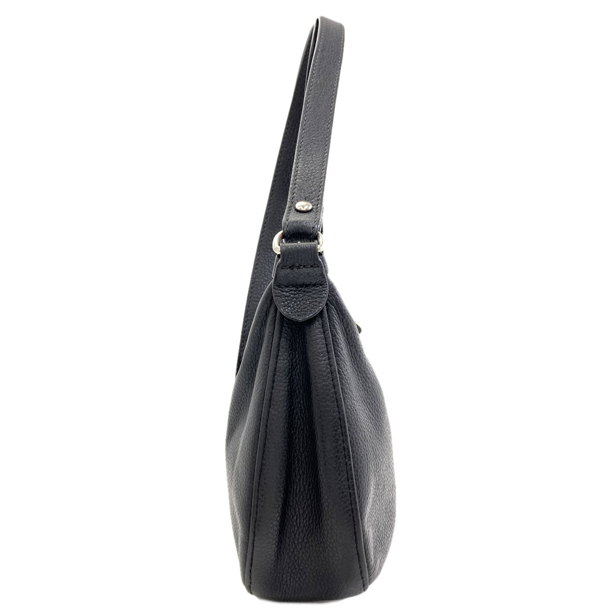 Longchamp logo Shoulder Bag Leather Ladies [Used]