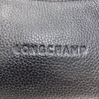 Longchamp logo Shoulder Bag Leather Ladies [Used]
