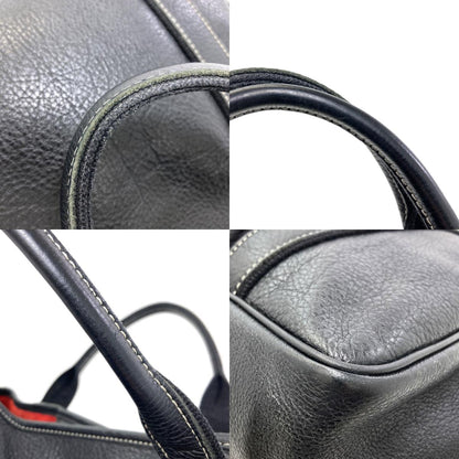 Longchamp logo Handbag Leather Ladies [Used]