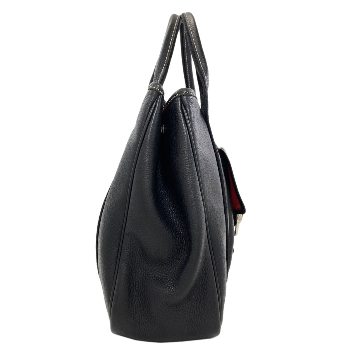 Longchamp logo Handbag Leather Ladies [Used]