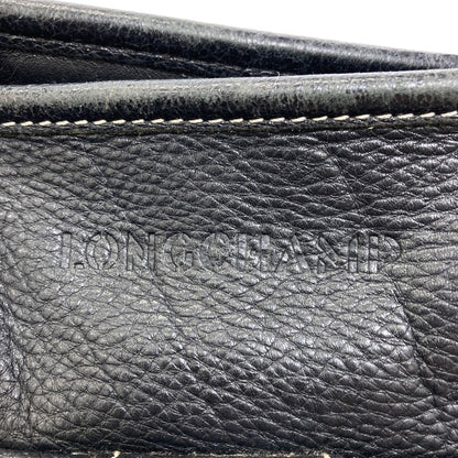 Longchamp logo Handbag Leather Ladies [Used]