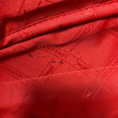 Longchamp logo Handbag Leather Ladies [Used]