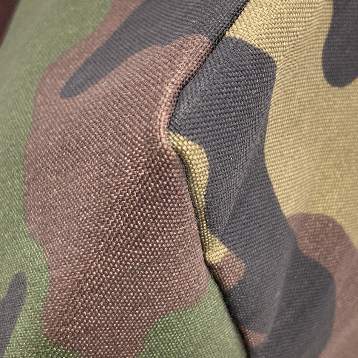 Herve Chapelier Boat-shaped tote camouflage pattern Handbag Canvas Ladies [Used]