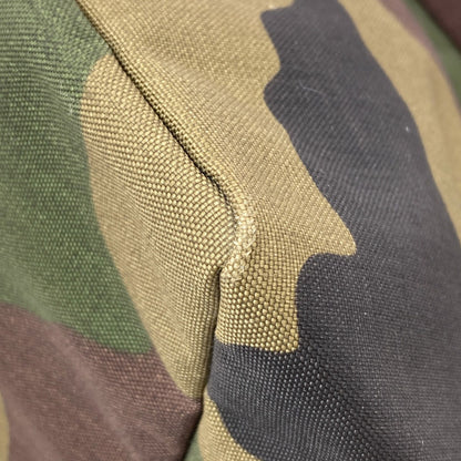 Herve Chapelier Boat-shaped tote camouflage pattern Handbag Canvas Ladies [Used]