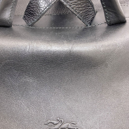 Longchamp logo Backpack Â· Daypack Leather Ladies [Used]