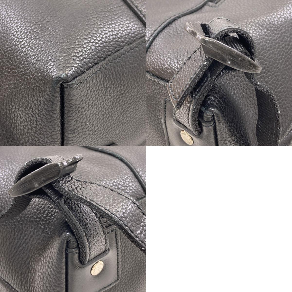 Longchamp logo Backpack Â· Daypack Leather Ladies [Used]