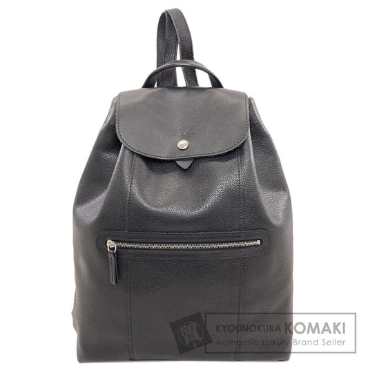 Longchamp logo Backpack Â· Daypack Leather Ladies [Used]