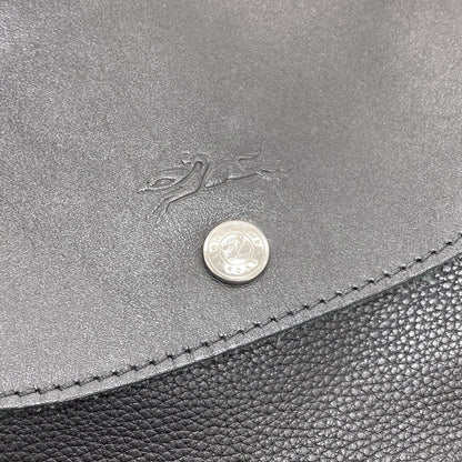 Longchamp logo Backpack Â· Daypack Leather Ladies [Used]