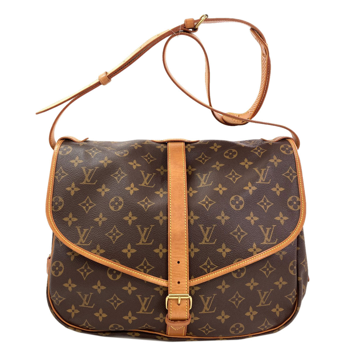 LOUIS VUITTON M40662 Saumur GM Tote Bag Monogram canvas Ladies [Used]