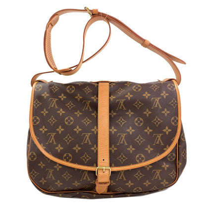 LOUIS VUITTON M40662 Saumur GM Tote Bag Monogram canvas Ladies [Used]