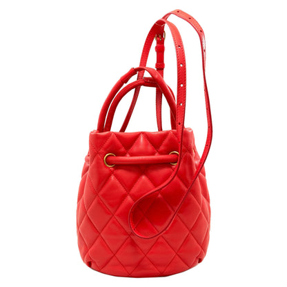 BALENCIAGA 600327 Bucket 2WAY Handbag Calf Ladies [Used]