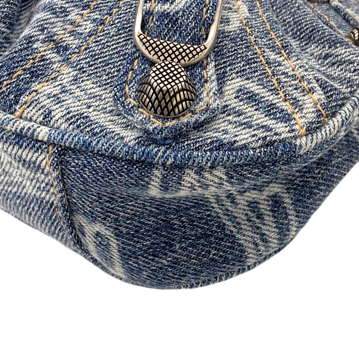 BALENCIAGA 695814 Le Cagol 2WAY Handbag Denim Ladies [Used]