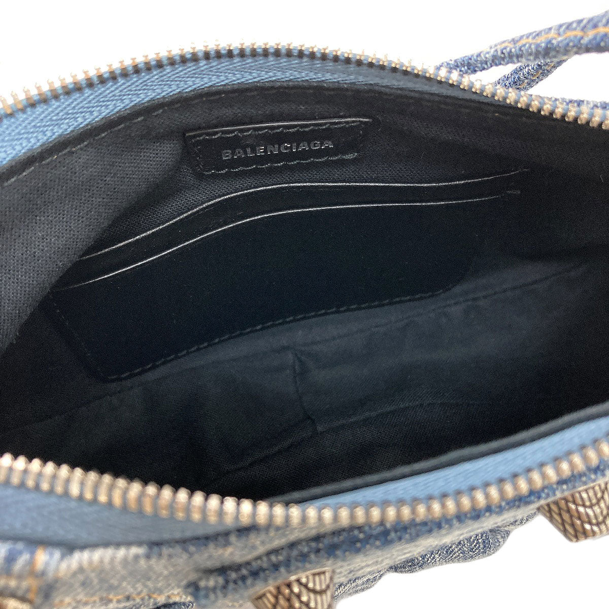 BALENCIAGA 695814 Le Cagol 2WAY Handbag Denim Ladies [Used]