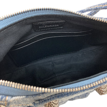 BALENCIAGA 695814 Le Cagol 2WAY Handbag Denim Ladies [Used]