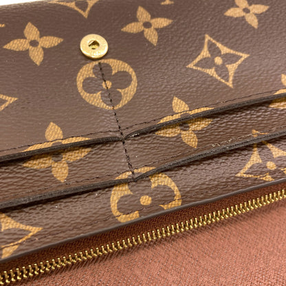 LOUIS VUITTON M60531 Portefeiulle Â· Sarah Long wallet (with coin pocket) Monogram canvas Ladies [Used]