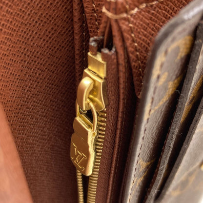 LOUIS VUITTON M60531 Portefeiulle Â· Sarah Long wallet (with coin pocket) Monogram canvas Ladies [Used]