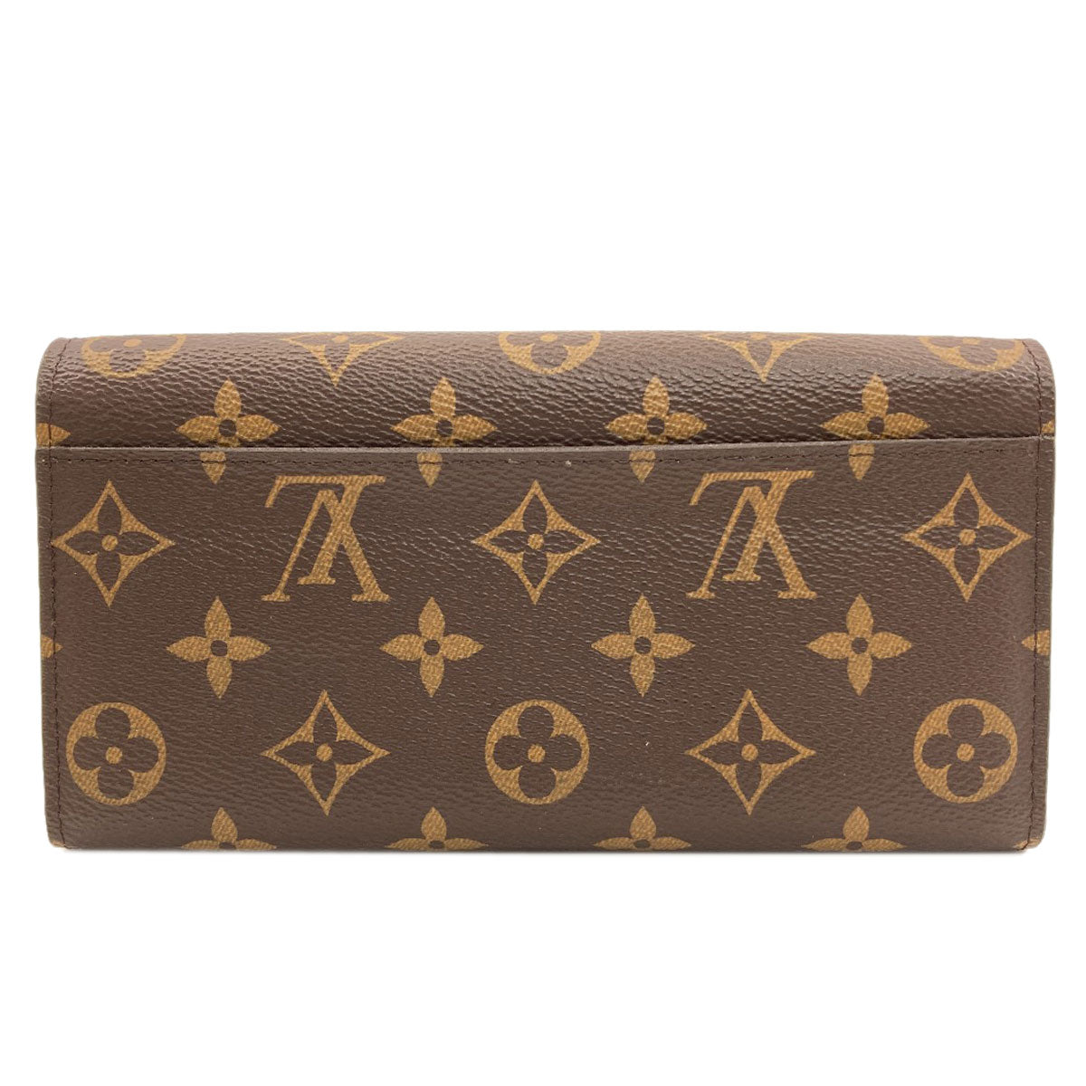 LOUIS VUITTON M60531 Portefeiulle Â· Sarah Long wallet (with coin pocket) Monogram canvas Ladies [Used]