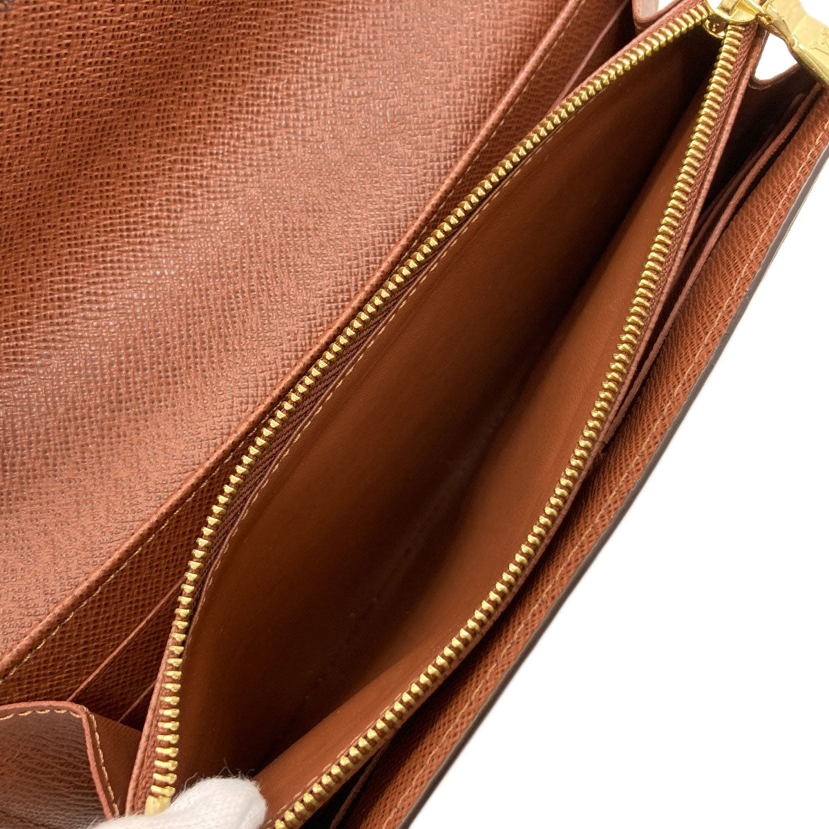 LOUIS VUITTON M60531 Portefeiulle Â· Sarah Long wallet (with coin pocket) Monogram canvas Ladies [Used]