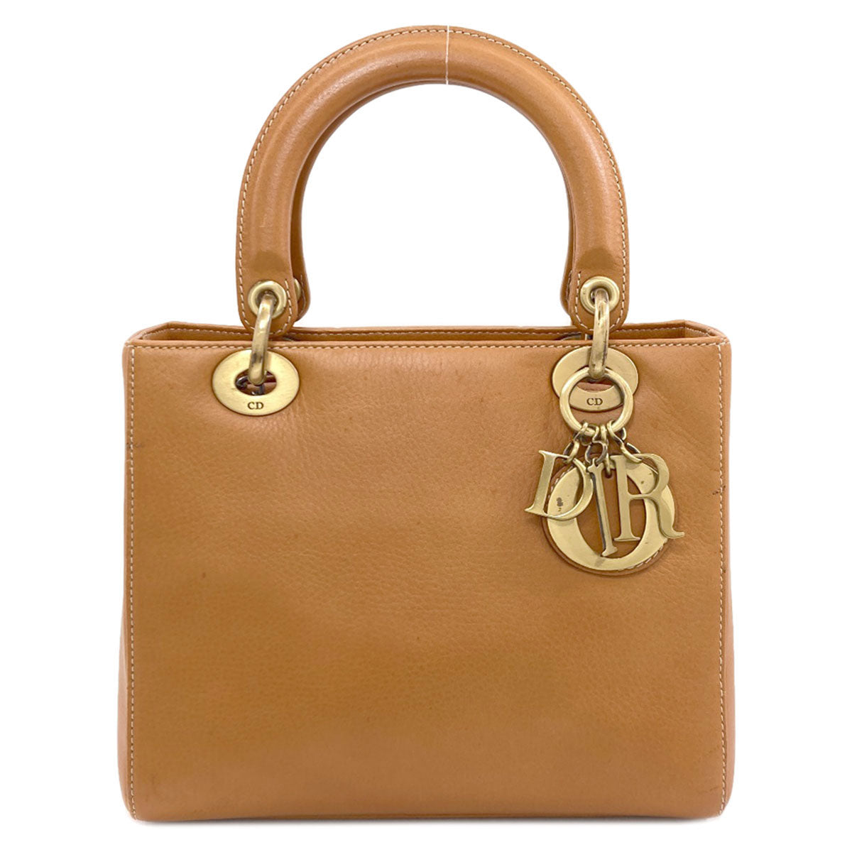 CHRISTIAN DIOR Lady Dior Handbag Calf Ladies [Used]