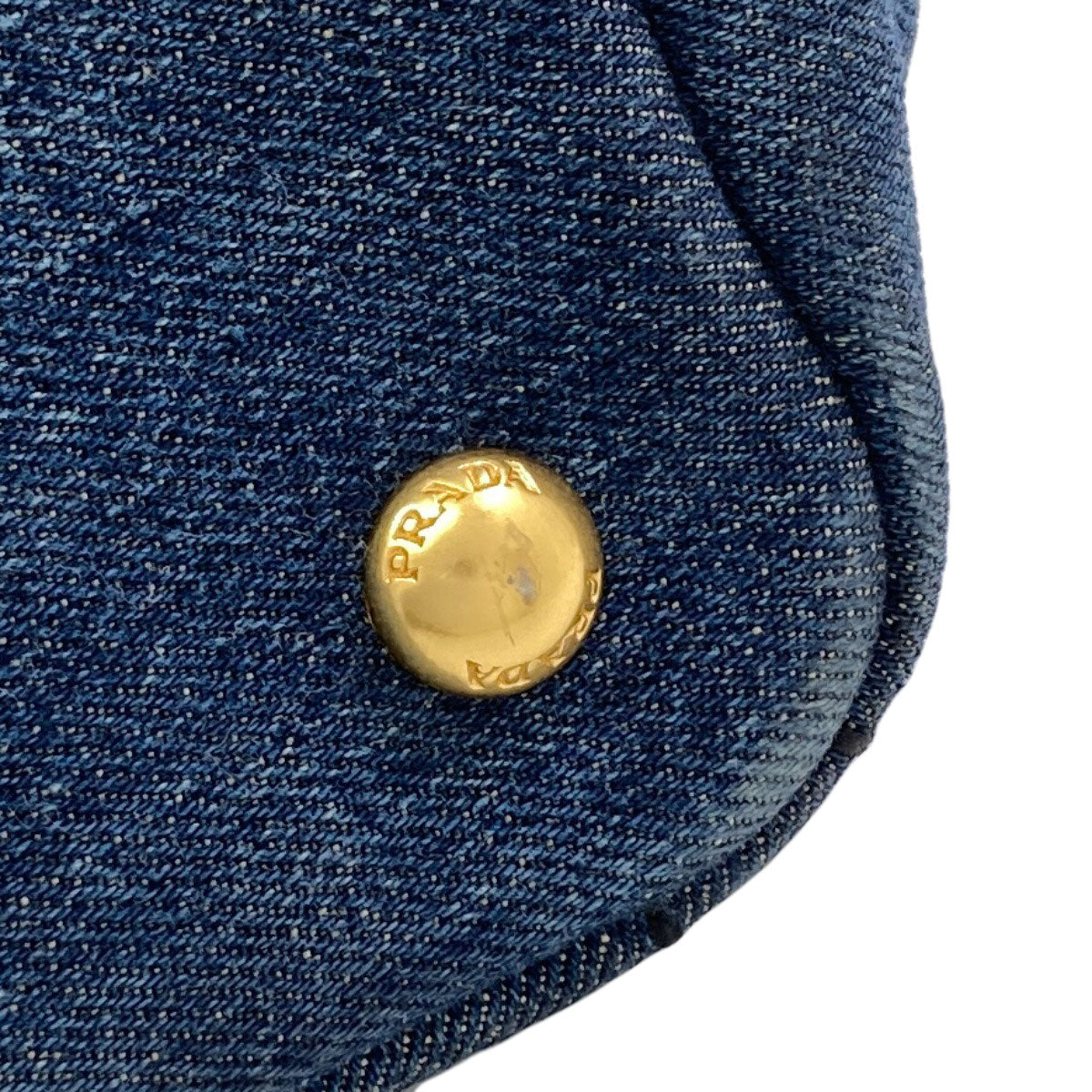 PRADA Canapa 2WAY Handbag Denim Ladies [Used]