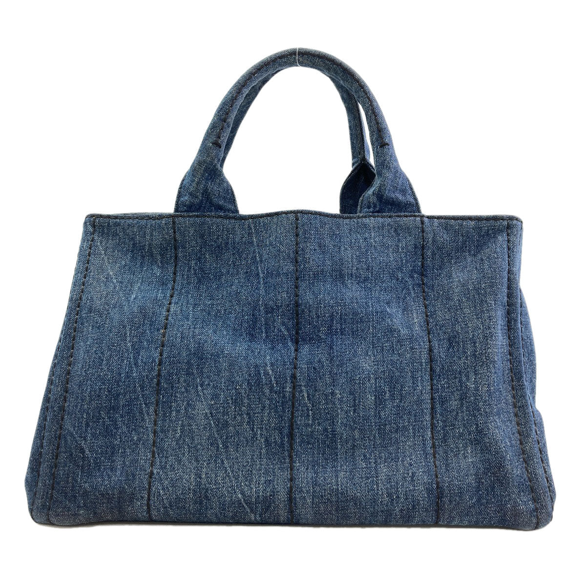 PRADA Canapa 2WAY Handbag Denim Ladies [Used]