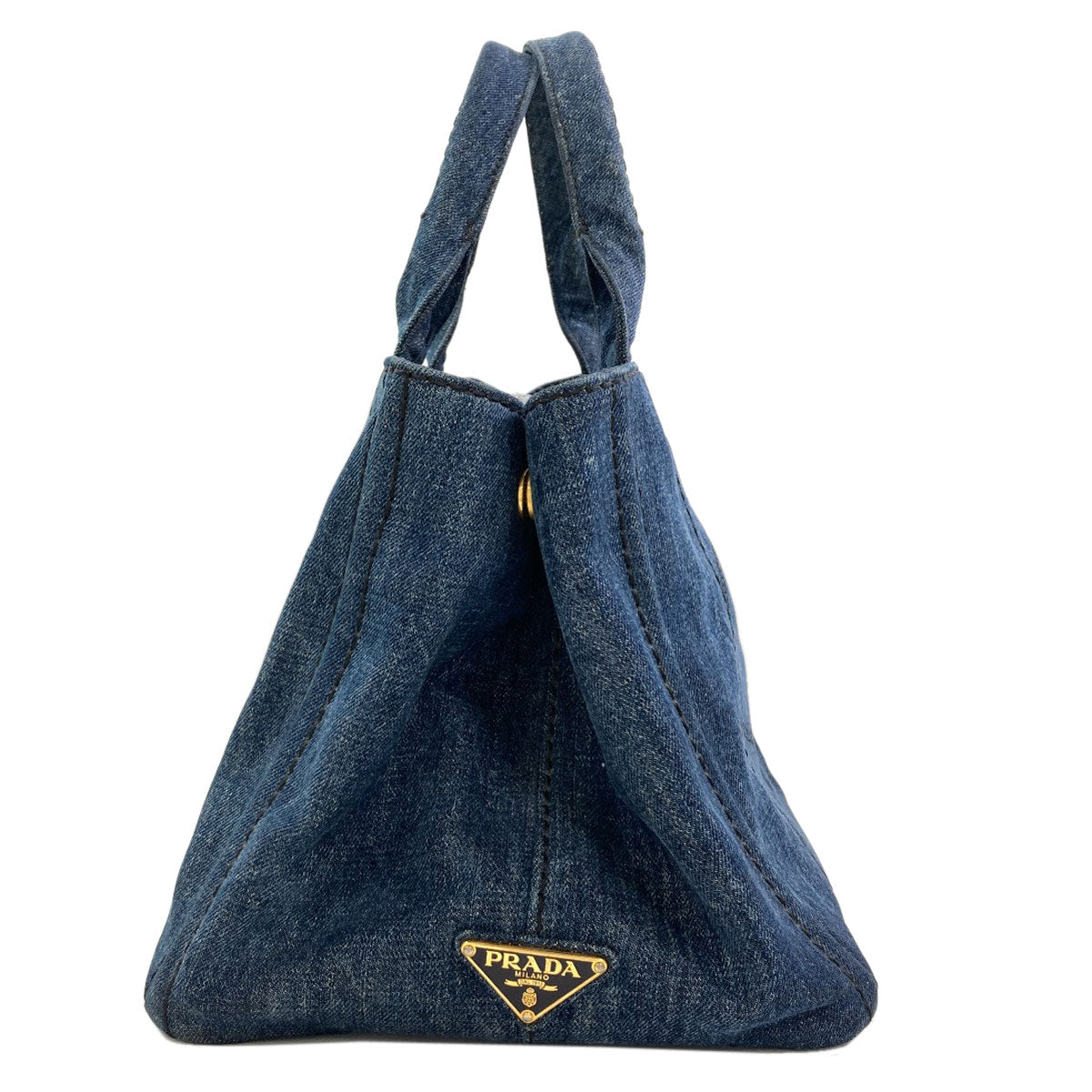 PRADA Canapa 2WAY Handbag Denim Ladies [Used]