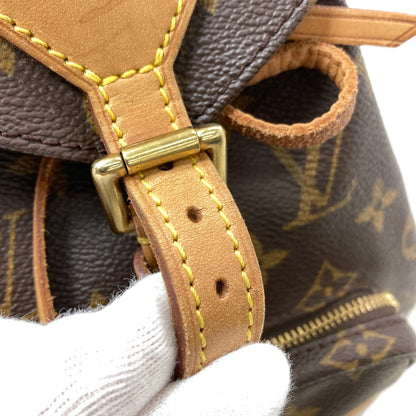 LOUIS VUITTON M51137 Mini Montsouris Backpack Â· Daypack Monogram canvas Ladies [Used]