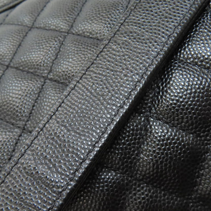 CHANEL Boy Chanel ChainShoulder SilverHardware Shoulder Bag Grained Calfskin Skin Ladies [Used]
