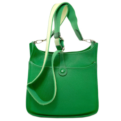 HERMES Evelyne3 PM SilverHardware Shoulder Bag Taurillon Clemence Ladies [Used]