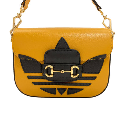 GUCCI 658574 Horsebit 1955 Adidas Collaboration Shoulder Bag Calf Ladies [Used]